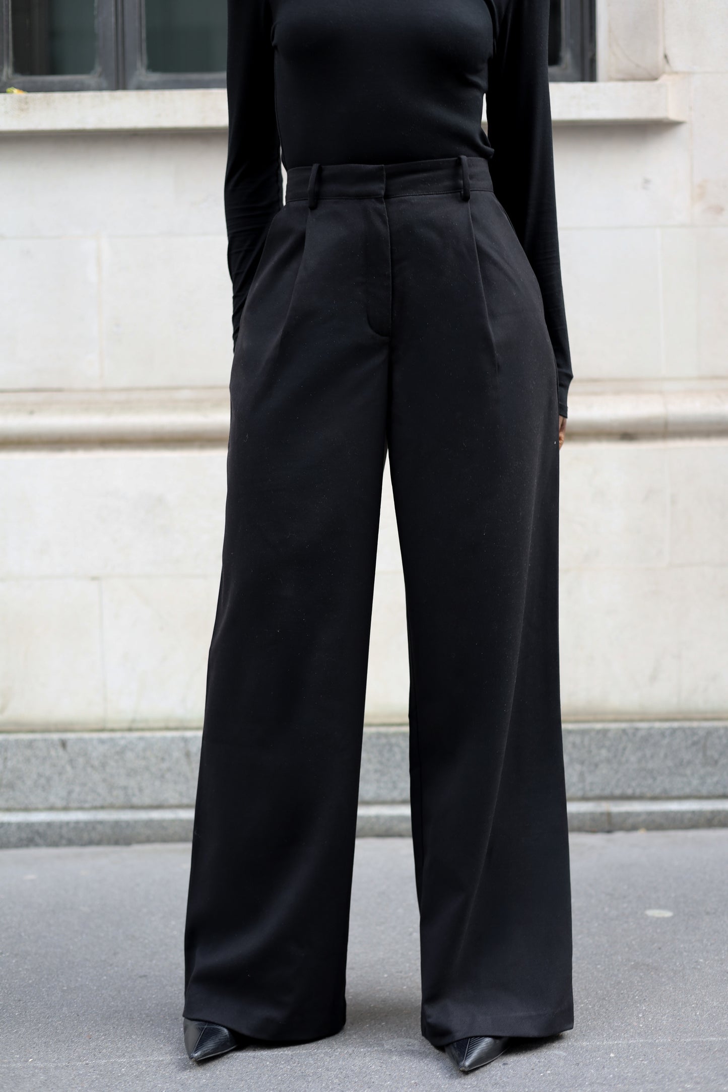 SAFI High-Waisted Tailored Trousers