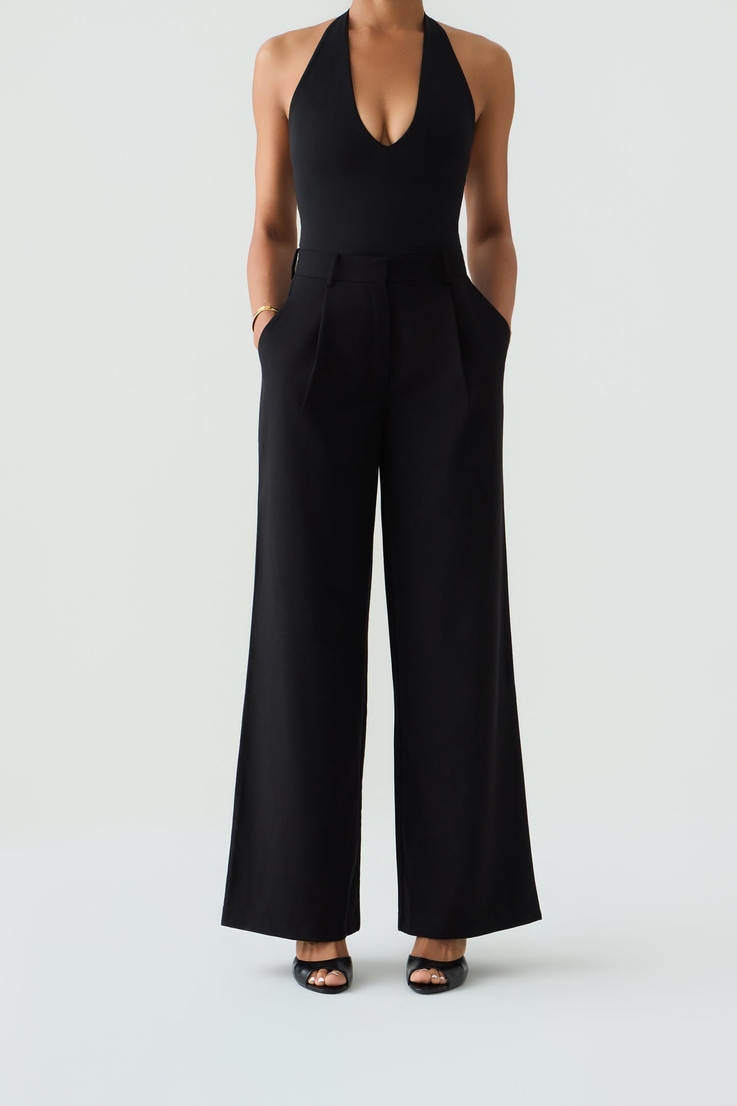 SAFI High-Waisted Tailored Trousers
