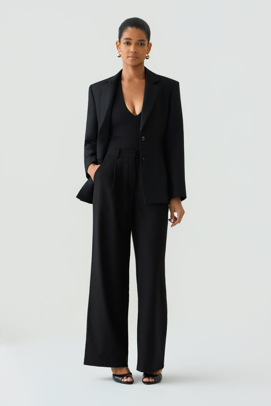 SAFI High-Waisted Tailored Trousers