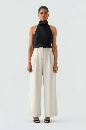 SAFI High-Waisted Tailored Trousers