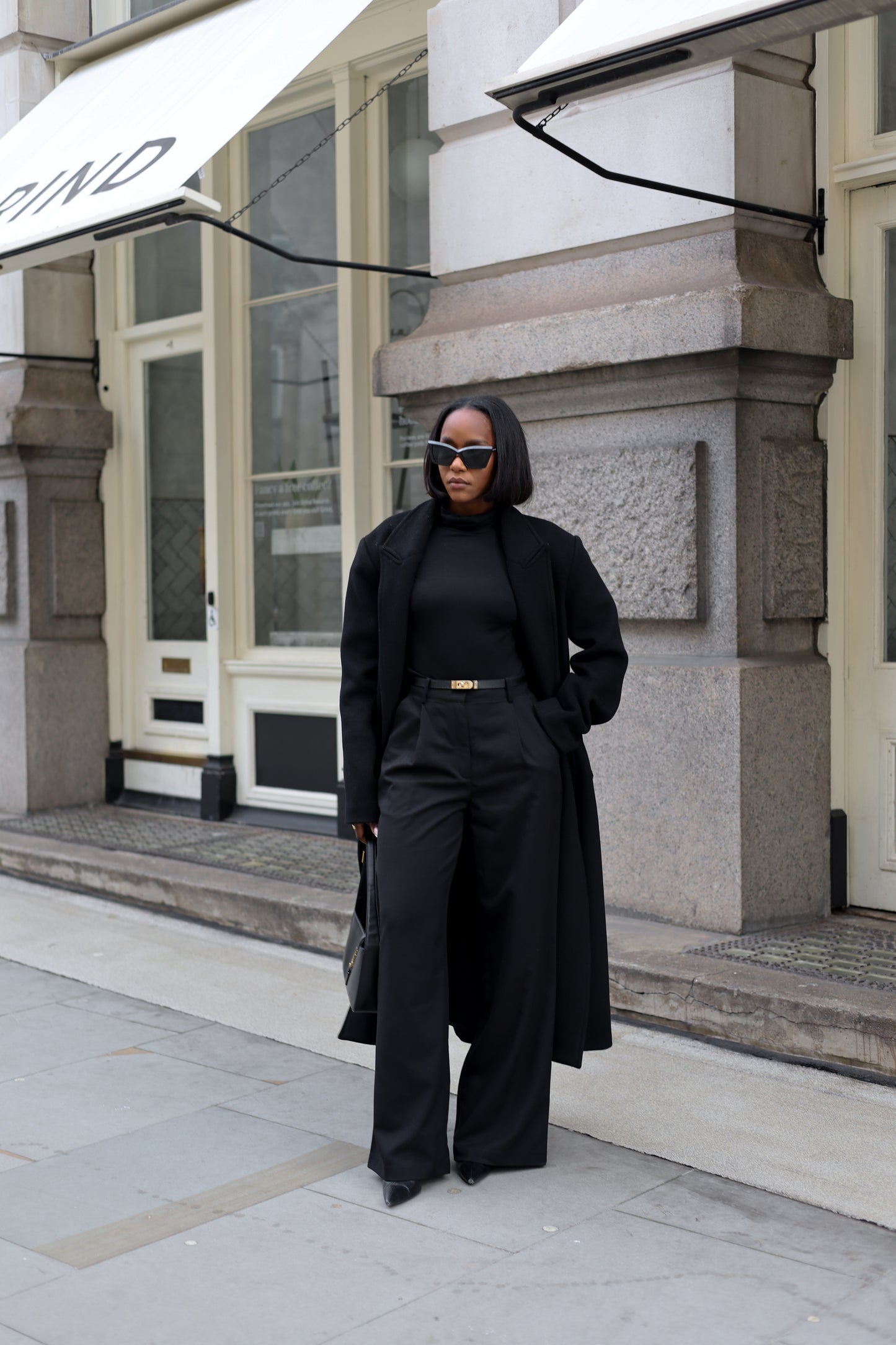 SAFI High-Waisted Tailored Trousers
