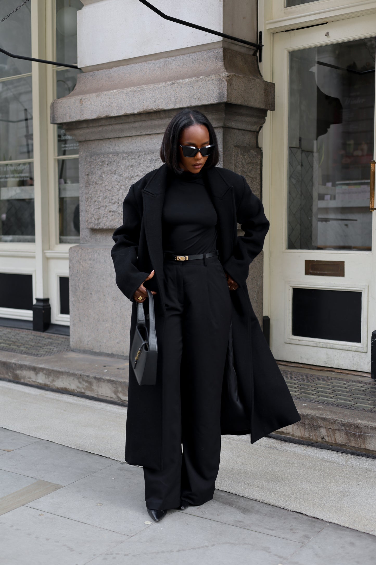 SAFI High-Waisted Tailored Trousers