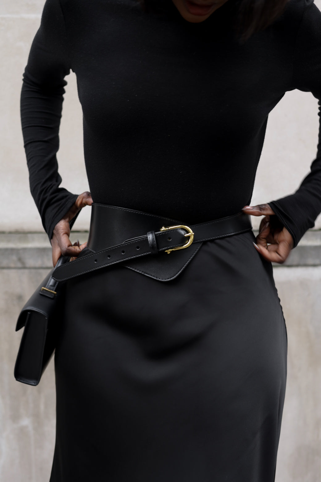 POA Leather Corset Belt